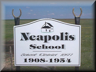 Neapolis School sign